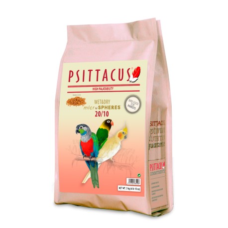 WET & DRY MICROSPHERES 20/10 | ALIMENTO PSITTACUS - 3KG
