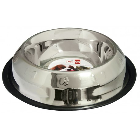 COMEDOURO INOX ANTIDERRAPANTE MEI-GO - 1,80L