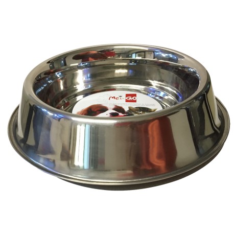 COMEDOURO INOX ANTI-FORMIGAS - 0,90L