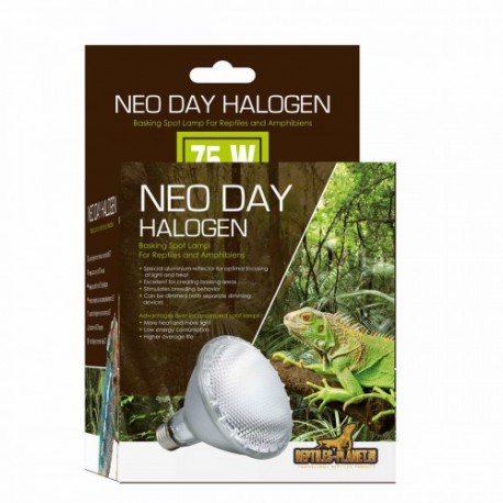 NEO DAY HALOGEN 75W | LÂMPADA PONTO DE AQUECIMENTO REPTILES PLANET