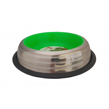 COMEDOURO ANTI-DERRAPANTE FLUORESCENTE VERDE - 0.70L