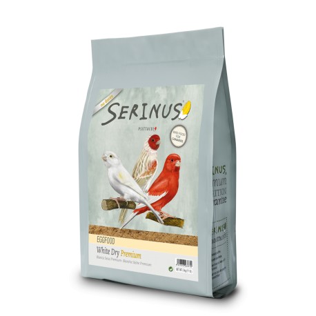 WHITE DRY PREMIUM EGGFOOD SERINUS | PASTA DE CRIA SECA BRANCOS - 5 KG