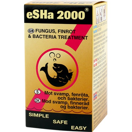 eSHa 2000 | TRATAMENTO DE ÁGUA CONTRA FUNGOS & BACTÉRIAS - 180ML