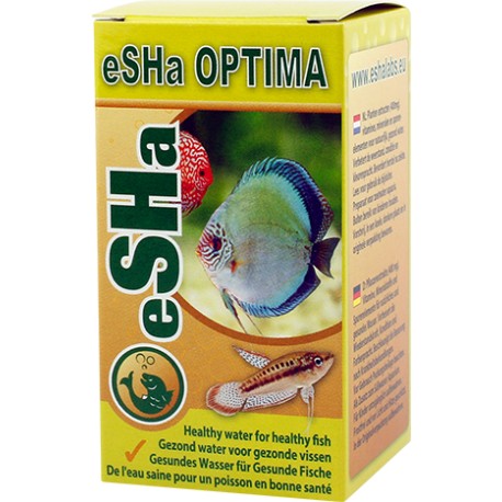eSHa OPTIMA | CONDICIONADOR DE ÁGUA PARA O REFORÇO NA SAÚDE DOS PEIXES - 20ML