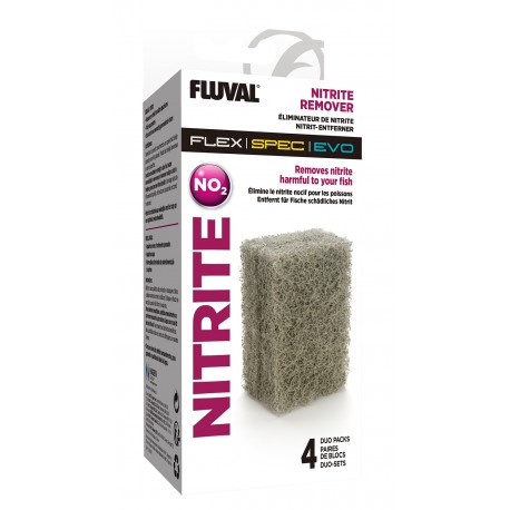 MASSA FILTRANTE ELIMINADOR NITRITOS | FLUVAL FLEX / SPEC / EVO - 4 x Duo-Pack