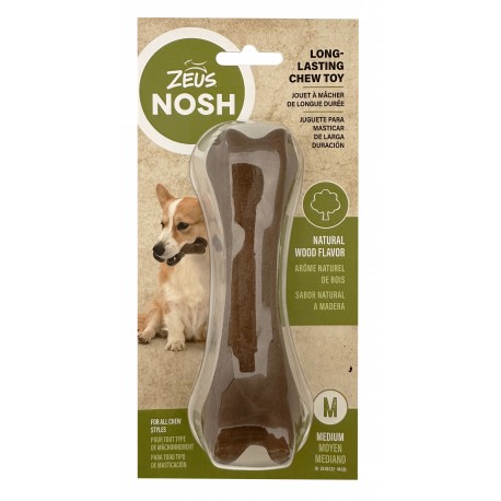 OSSO NOSH NAILON E MADEIRA, M, 15CM