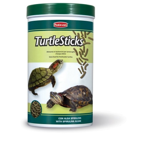 TURTLE STICKS PADOVAN | RAÇÃO EM GRANULADO PARA TARTARUGAS - 330GR / 1L
