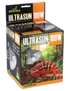 LÂMPADA ULTRASUN 100W | VAPOR DE MERCÚRIO REPTILES PLANET