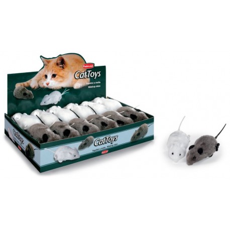 WIND-UP MOUSE PADOVAN | BRINQUEDO RATO COM CORDA PARA GATOS