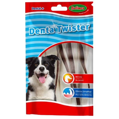 DENTA TWISTER BUBIMEX | ROLOS MASTIGÁVEIS COM PATO - 15CM / 100G