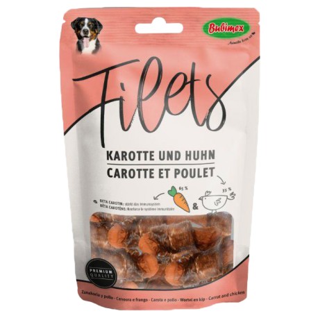 FILETES BUBIMEX | DE FRANGO E CENOURA - 85G