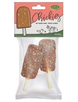 CHICKIES BUBIMEX | ROLOS MASTIGÁVEIS COM FRANGO E CARNE DE VACA - 2UN / 80G