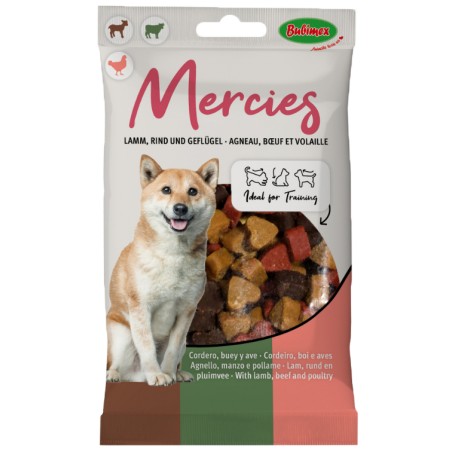 MERCIES BUBIMEX | SNACK SEMI-HÚMIDO MINI CORAÇÕES - 100G