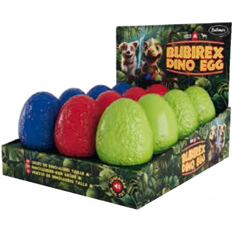 BUBIREX BRINQUEDO BUBIMEX | OVO DE DINOSSAURO EM TPR - 10CM