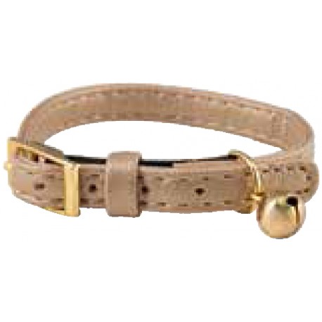 COLEIRA BUBIMEX | ELÁSTICA BEJE PARA GATO - 20-32CM