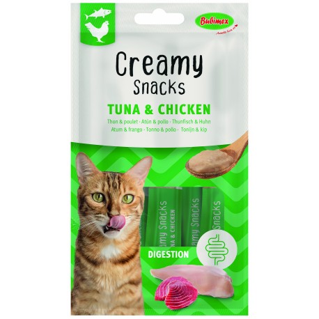CREAMY BUBIMEX | SNACK CREMOSO COM ATUM & FRANGO - 60G (4x15G)