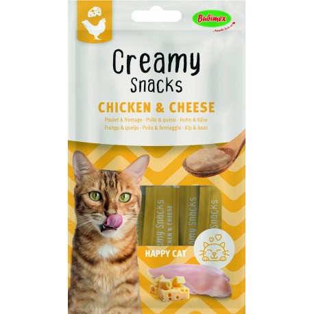 CREAMY BUBIMEX | SNACK CREMOSO COM FRANGO & QUEIJO - 60G (4x15G)