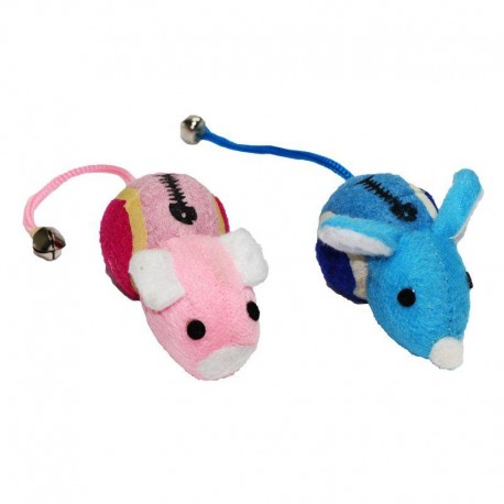 BRINQUEDO BUBIMEX | RATO COM BOLA TÊNIS E SOM - 8CM