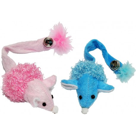 BRINQUEDO BUBIMEX | RATO RUIDOSO COM CAMPAINHA - 15CM