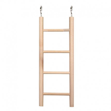 BRINQUEDO PÁSSAROS BUBIMEX | ESCADA DE MADEIRA 4 DEGRAUS - 20CM