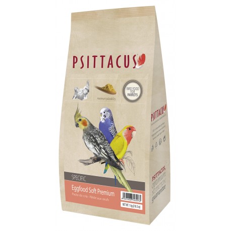 EGGFOOD SOFT PREMIUM PSITTACUS | PASTA DE CRÍA MACIA - 1KG