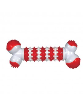 BRINQUEDO STRONG BUBIMEX | OSSO DE NYLON & TPR - 18CM