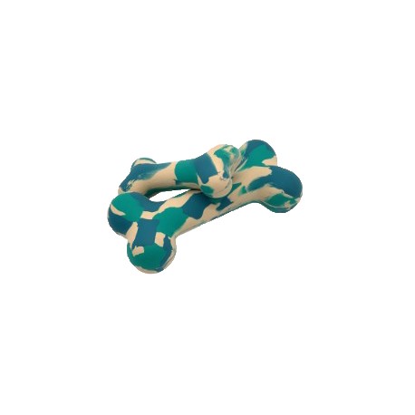 BRINQUEDO DE BORRACHA BUBIMEX | OSSO BONIE AZUL - 12CM