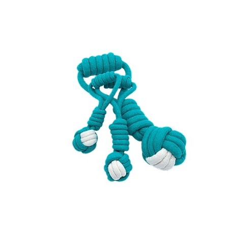 BRINQUEDO DE ALGODÃO BUBIMEX | CORDA KLUB AZUL - 21CM