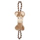 BRINQUEDO 2-EM-1 BUBIMEX | MACACO COM CORDA - 40x13CM