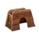 CASA DE MADEIRA BUBIMEX | EMELINE PARA ROEDORES - 16x9x12CM