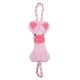 BRINQUEDO 2-EM-1 BUBIMEX | ELEFANTE COM CORDA - 40x13CM
