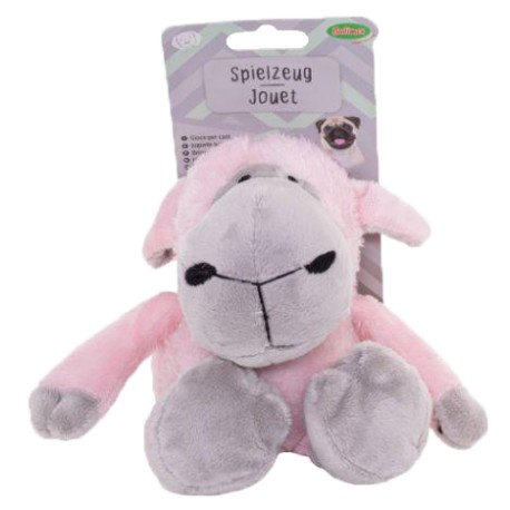 PELUCHES BUBIMEX | OVELHA ROSA&CINZA - 16CM