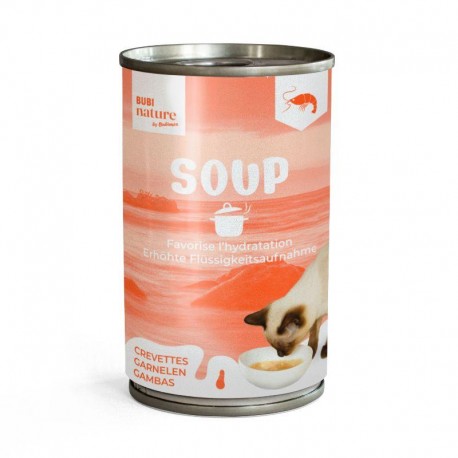 SOUP BUBIMEX | SOPA COM CAMARÃO PARA GATOS - 135GR