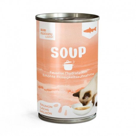SOUP BUBIMEX | SOPA COM SALMÃO PARA GATOS - 135GR