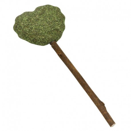 BRINQUEDO BUBIMEX | PALITO COM MATATABI E CORAÇÃO DE CATNIP - 14CM
