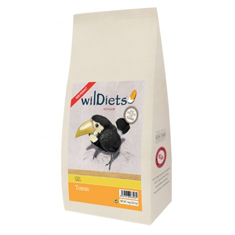 TOUCAN GEL WILDIETS | ALIMENTO COMPLETO EM PÓ PARA TUCANOS - 1KG