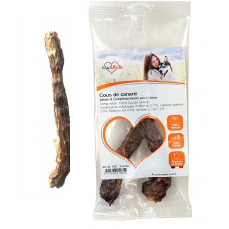 PESCOÇO DE PATO SECO MAX&BELLA | 2UN - 82G