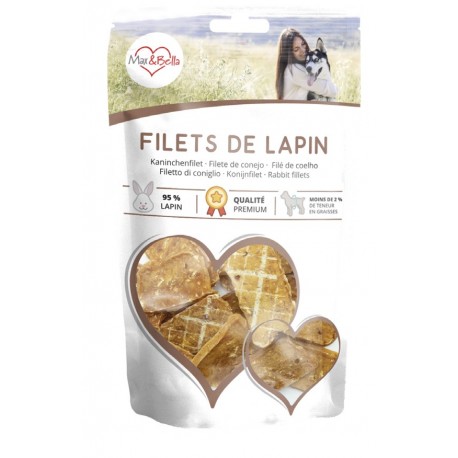 FILETES DE COELHO MAX&BELLA | 100G