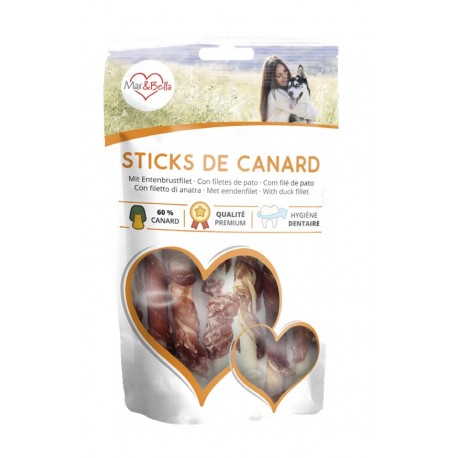 ROLINHO DE COURO MAX&BELLA | COM PATO - 12CM / 100G