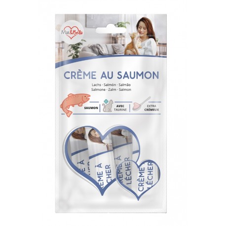CREME MAX&BELLA | COM SALMÃO (4 X 15G) - 60G
