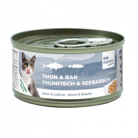 BUBI NATURE BY BUBIMEX | ATUM & ROBALO - 70GR (COMPRA CAIXA 24UN)