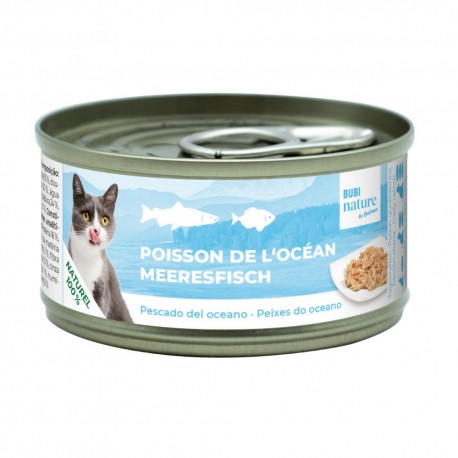 BUBI NATURE BY BUBIMEX | PESCADO DO MAR - 70GR (COMPRA CAIXA 24UN)