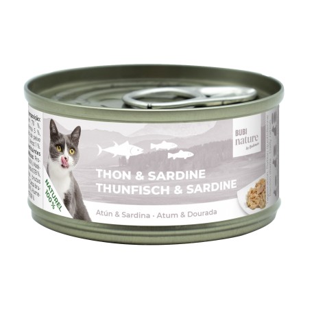 BUBI NATURE BY BUBIMEX | ATUM & SARDINHA - 70GR (COMPRA CAIXA 24UN)