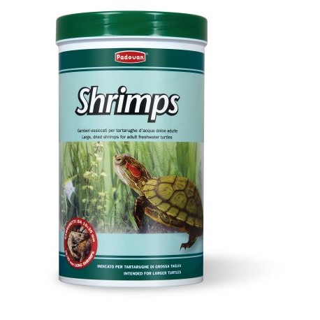 SHRIMPS PADOVAN | ALIMENTO PARA TARTARUGAS DE TAMANHO GRANDE - 10L / 1,5KG