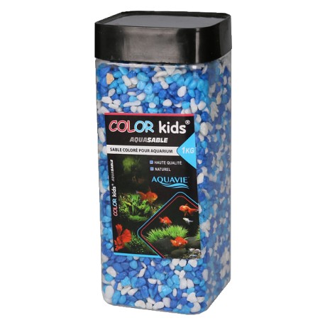 AREIA AQUASABLE AQUAVIE | COLOR MIX AZUL S4 - 1KG