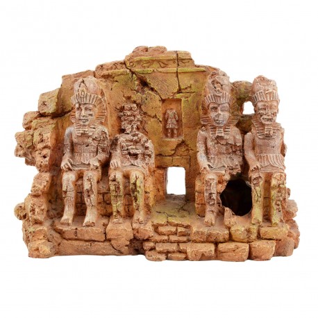 EGIPTO ABU SIMBEL AQUAVIE | DECORAÇÃO EM RESINA - 21 x 9,5 x 14,5 CM