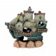 NAUFRÁGIO NAVIO PIRATA AQUAVIE | DECORAÇÃO EM RESINA - 15,5 x 6,5 x 14,5 CM