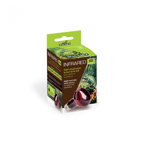 INFRARED 50W REPTILES PLANET | LÂMPADA INFRAVERMELHA