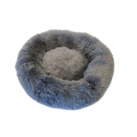 CAMA BUBIMEX | ALMOFADA REDONDA DE PELO - CINZA ANTRACITE Ø75CM