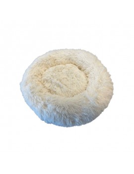 CAMA BUBIMEX | ALMOFADA REDONDA DE PELO - BRANCA Ø75CM